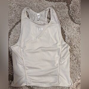 Under Armour Beige Racerback Performance Tank